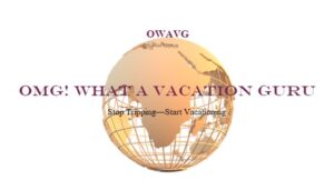 OMG What A Vacation logo
